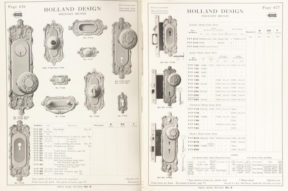 Corbin Holland Doorknob