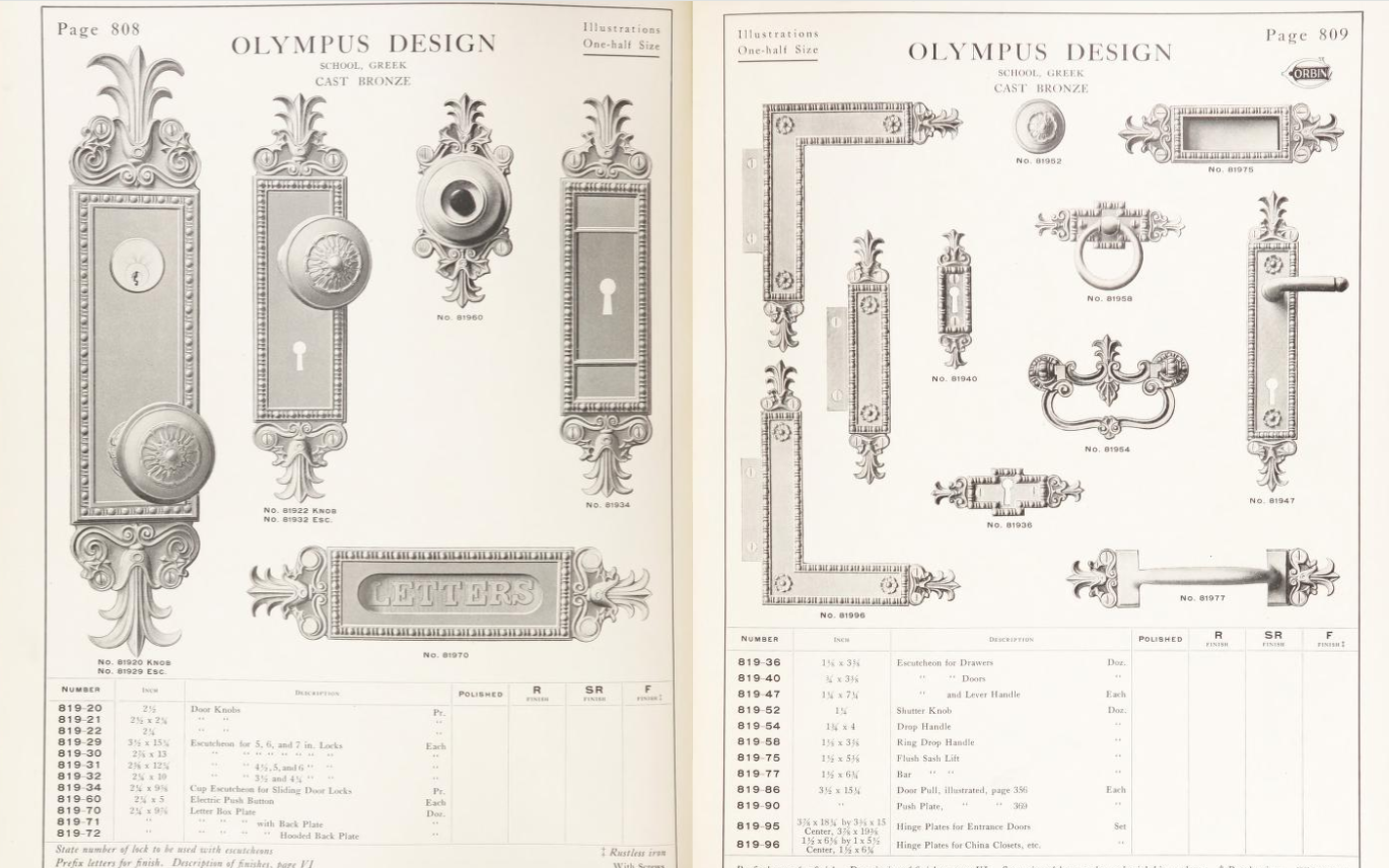 Corbin Olympus Doorknob