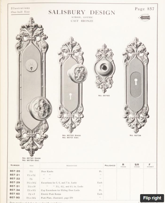 Corbin Freiburg/Salisbury Doorknob