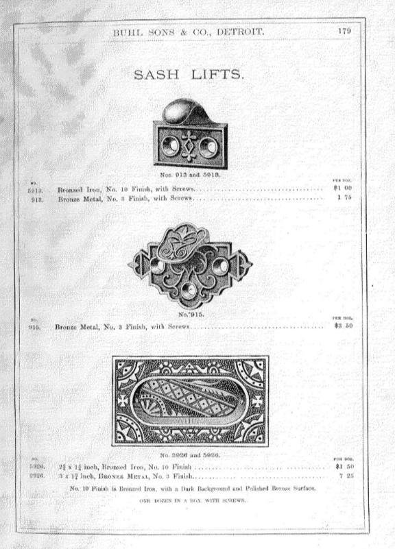 Decorative Hook Sash Lift 2