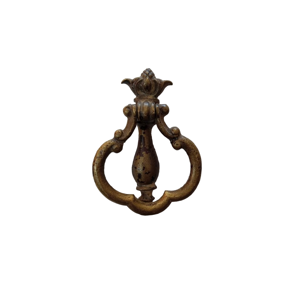 Drawer Pull 7 Cast Brass Victorian Bail Pull