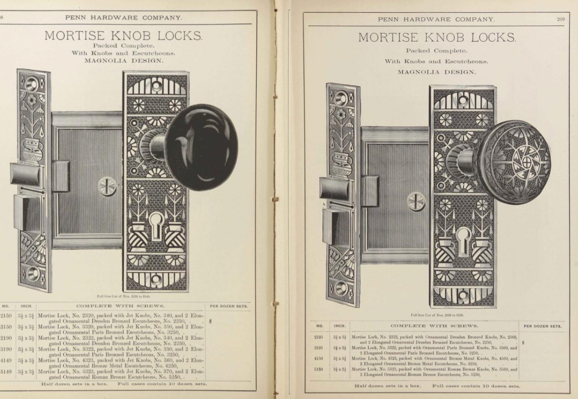 Penn Magnolia Doorknob var.