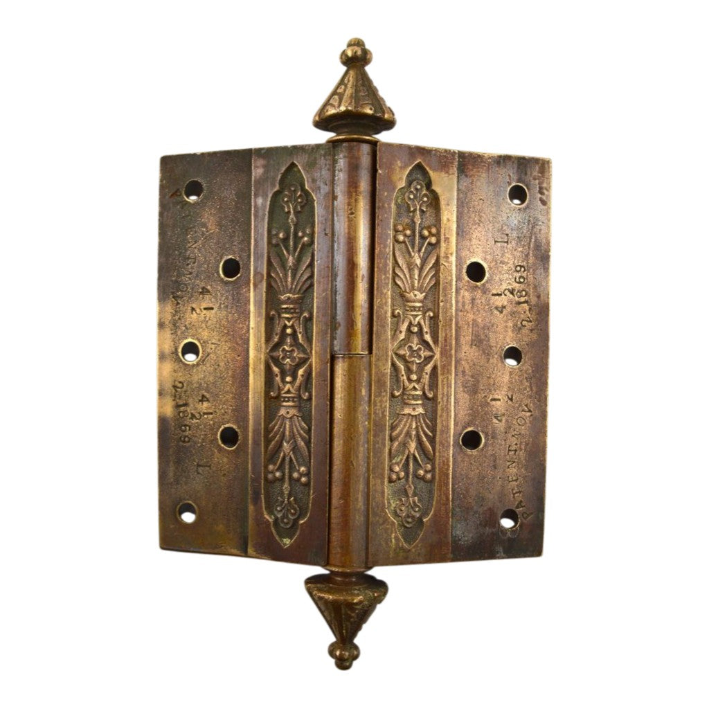 Russell and Erwin 1875 Bronze Decorative Door Hinge