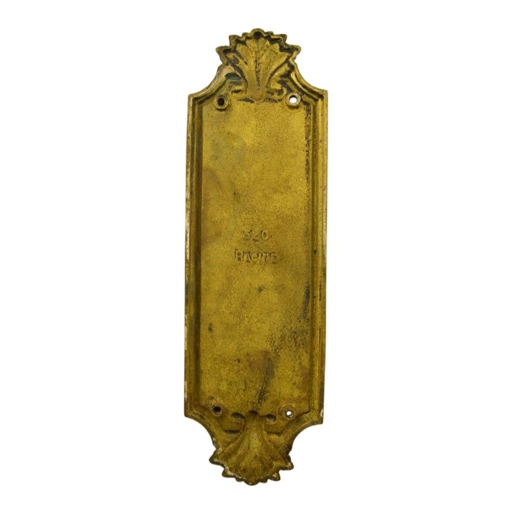 Russell and Erwin Racine Push Plate