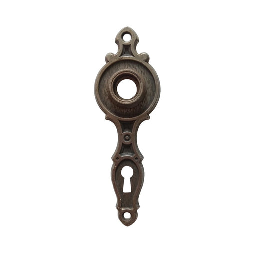 Yale Derbian Door Plate- Nickel