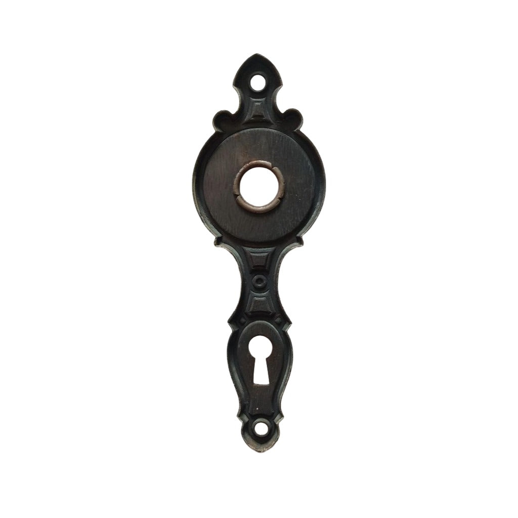 Yale Derbian Door Plate- Nickel