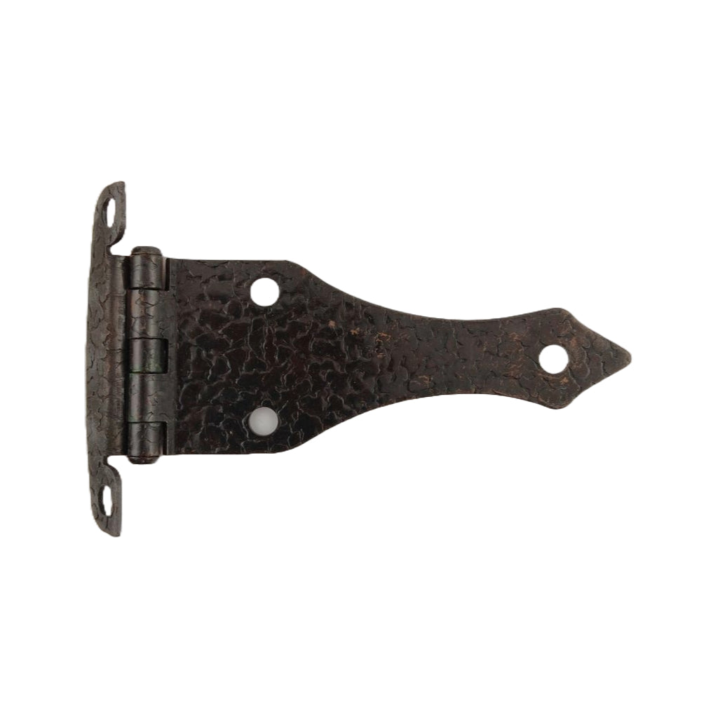 Forgecraft Hammered Copper Offset Strap Hinge image 2